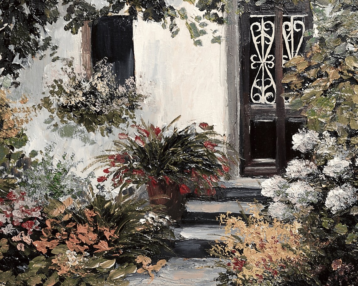 Botanical Vintage Garden TV Art, Summer Flowers - Image 4
