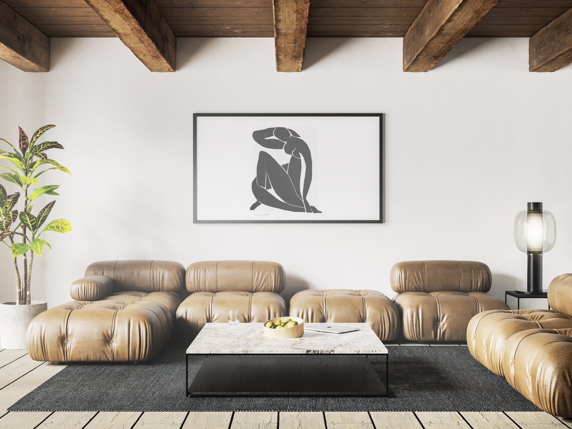 Matisse Woman Abstract Figure Modern Art Print - Image 4