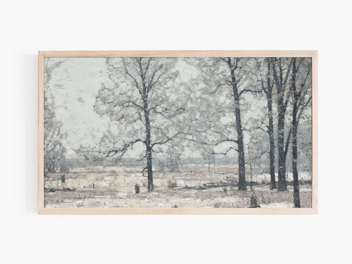 Frame Tv Winters Magic Painting Frame For Tv - Image 2