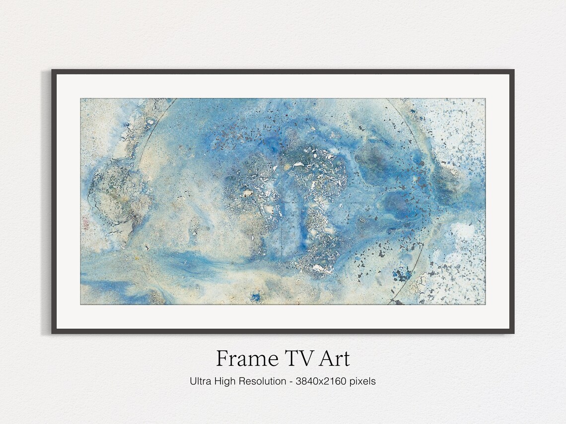 Abstract Oil Painting Art Print, Frame TV Style - Image 4