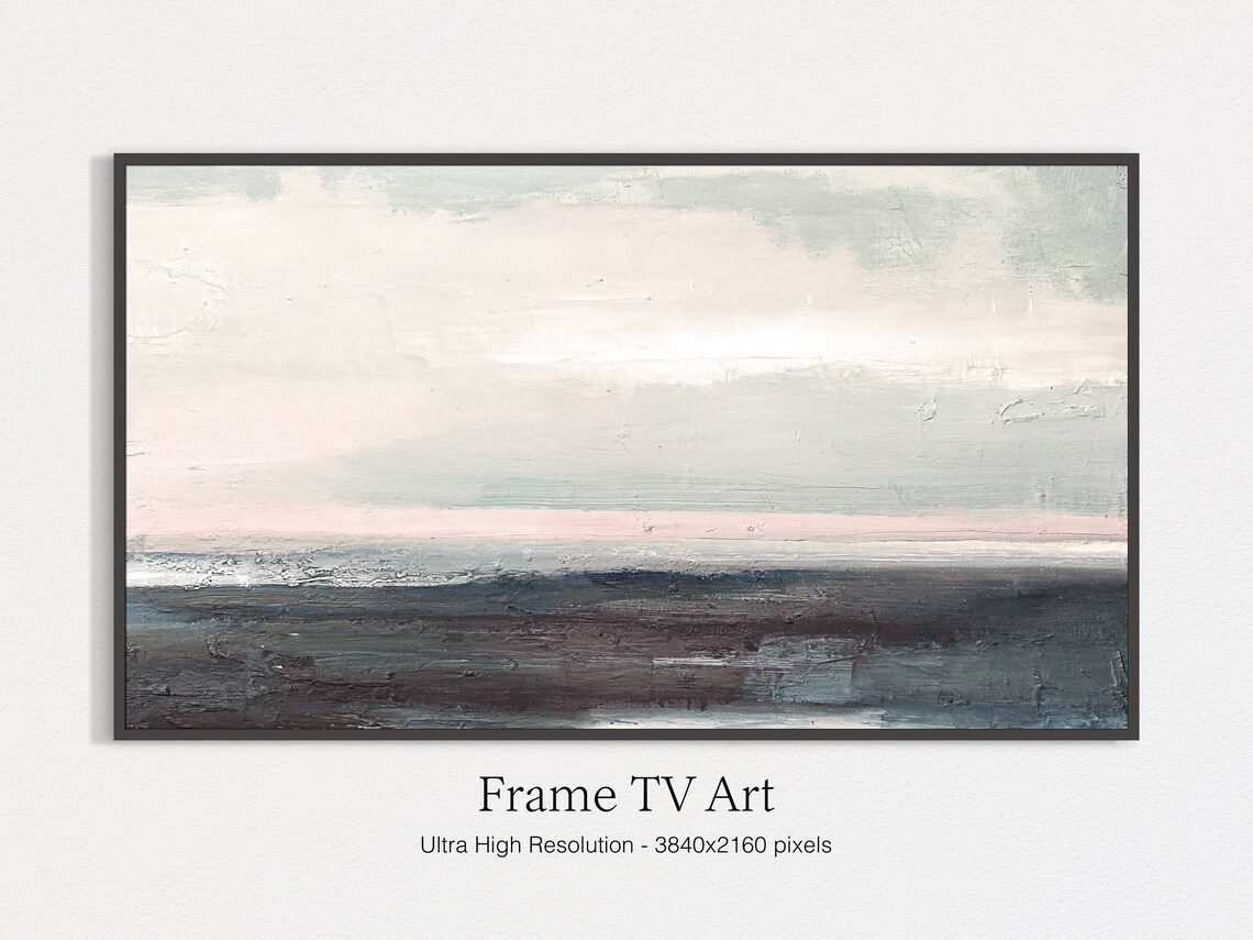 Sea Clouds Painting, Country Farmhouse Decor Art Print
