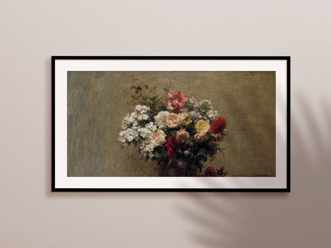 Classic Flower Still Life Poster Print - Image 2