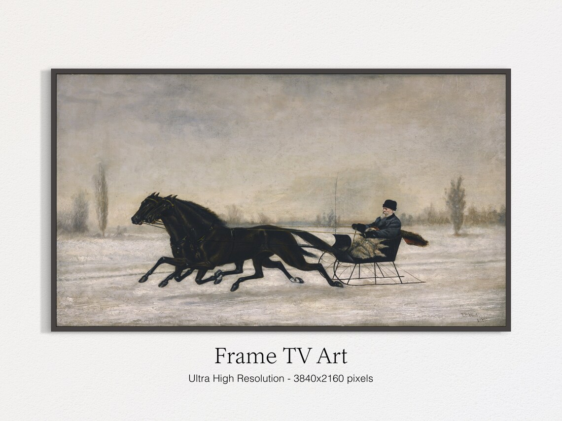 Frame TV Christmas Time, Winter Holiday Decor