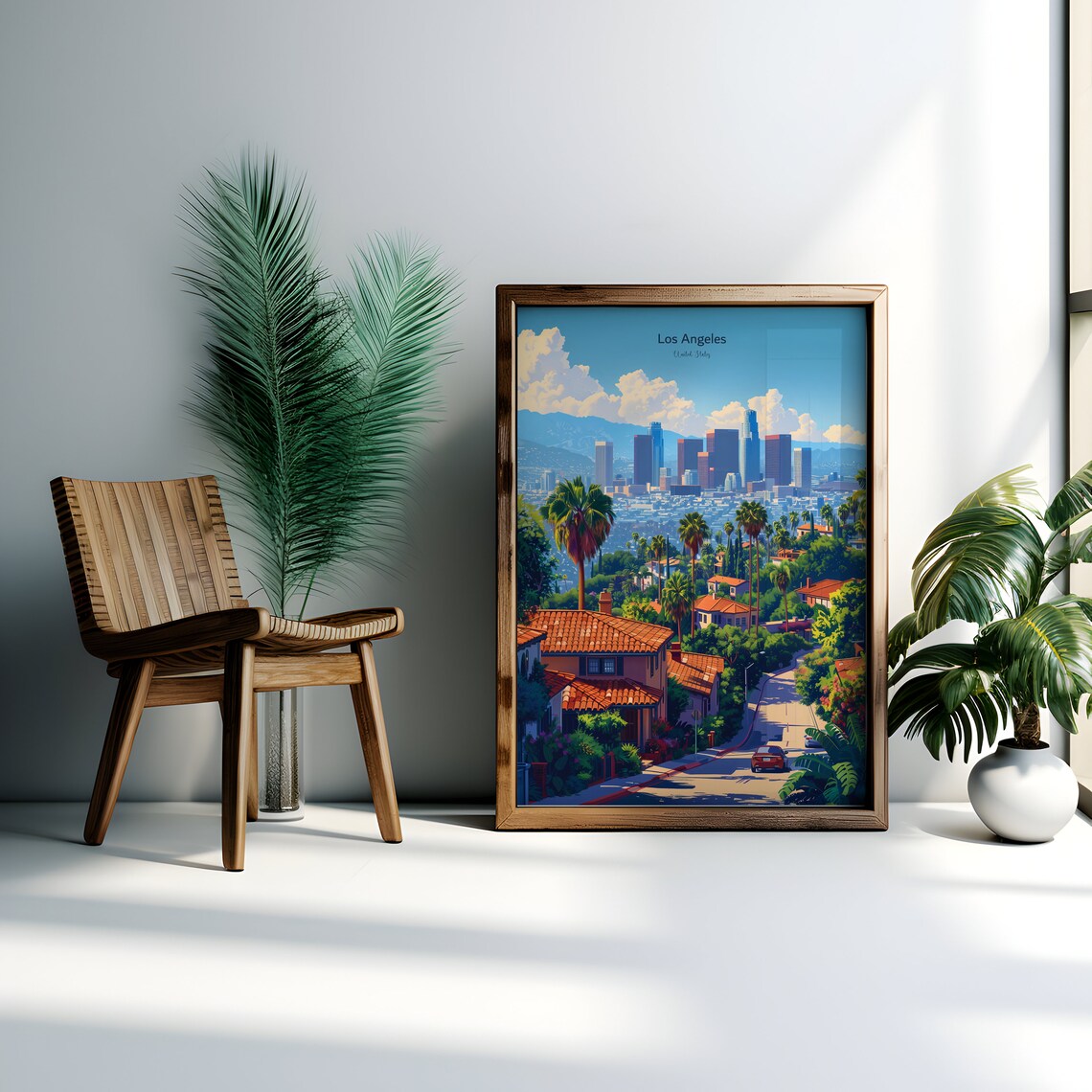 Hollywood Posters Map of Los Angeles Travel Print - Image 2
