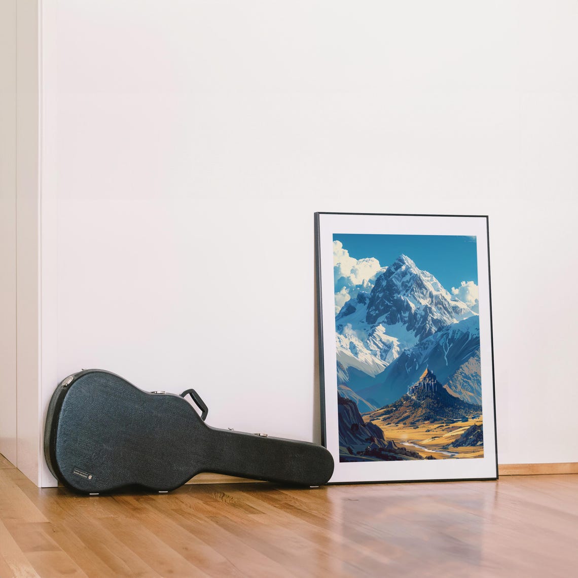 The Lord Of The Rings, Edoras Rohan Art Print - Image 2