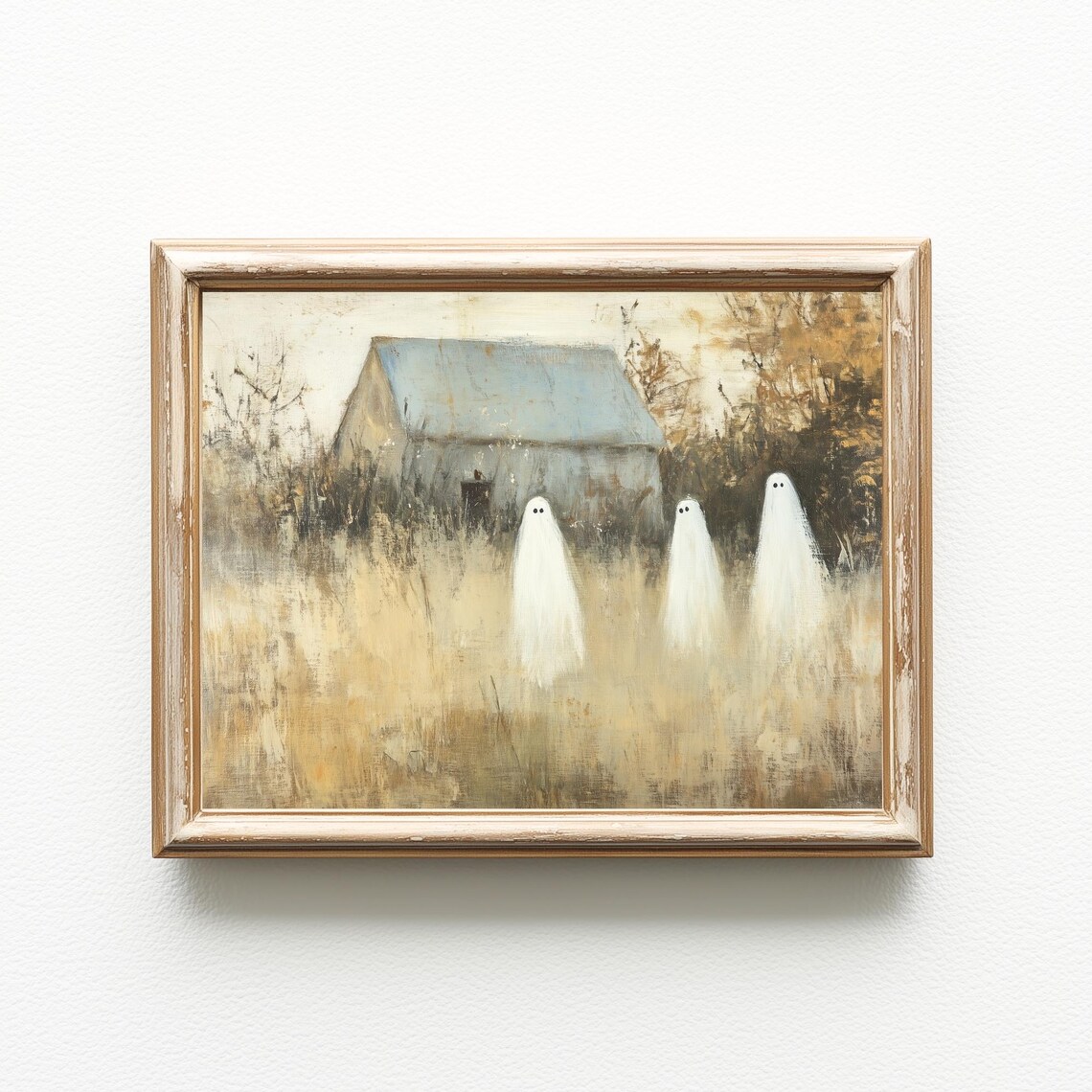 Vintage Halloween Art Print Spooky Autumn Decor Jpegs