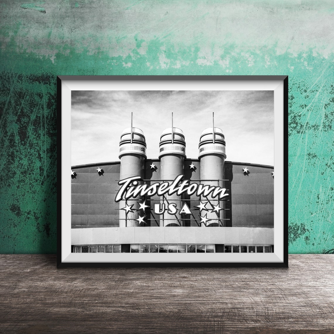Tinseltown Usa Unframed Photography Print Wall Decor Photo Art Family Room Living Room Movie Theater Sign - Image 2