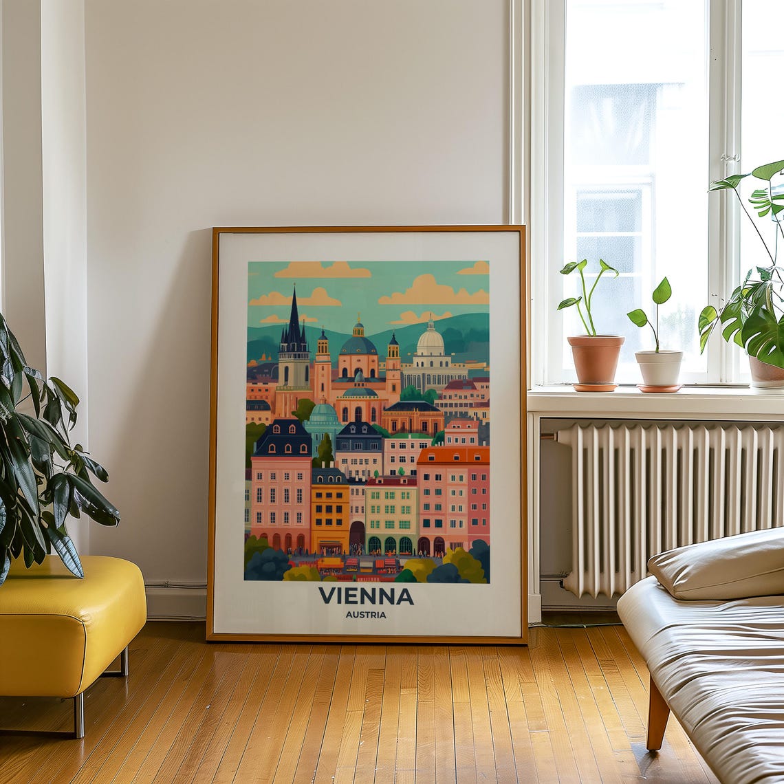 Vienna Travel Poster Vienna Poster Vienna Travel Print Vienna City Print Travel Print Travel Poster Vienna Wall Decor Austria Poster 021 - Image 3