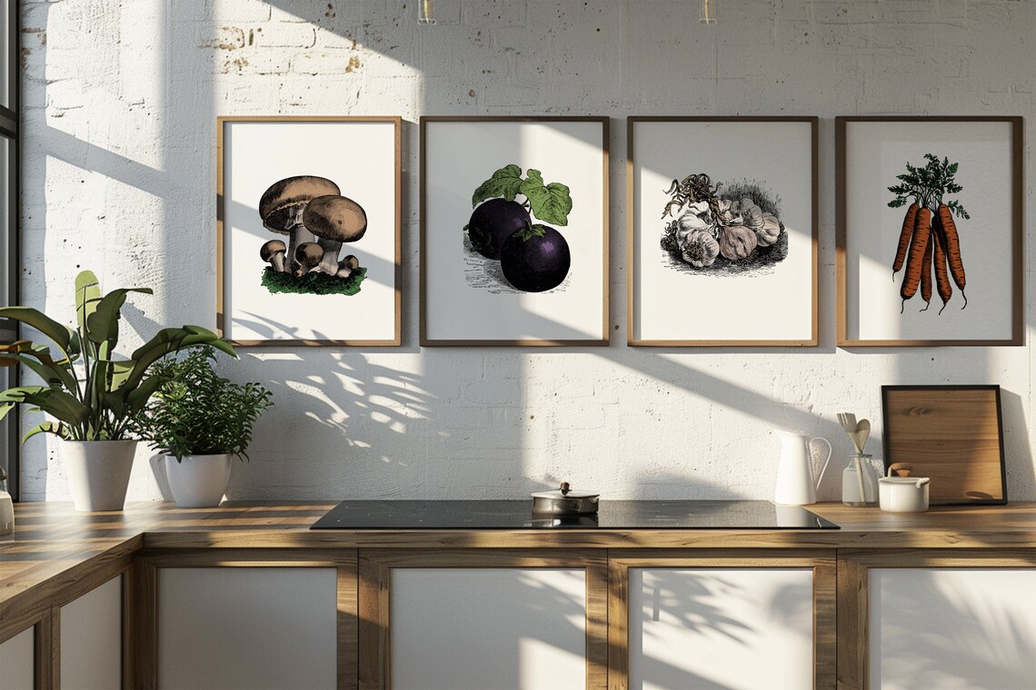 Asparagus Kitchen Art Print, Food and Vegetable Theme - Image 2