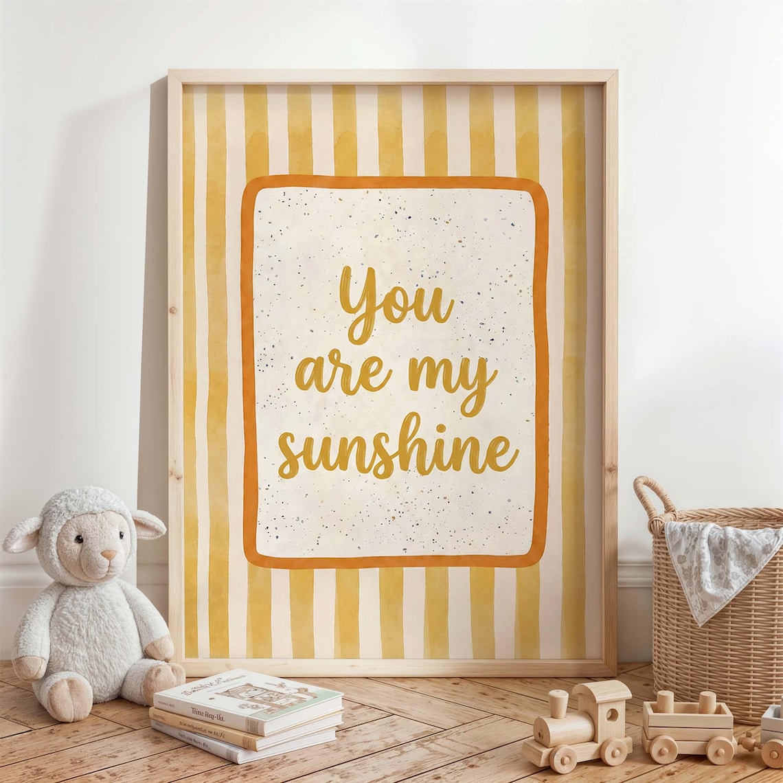 You Are My Sunshine Nursery Art Print, Baby Room Decor