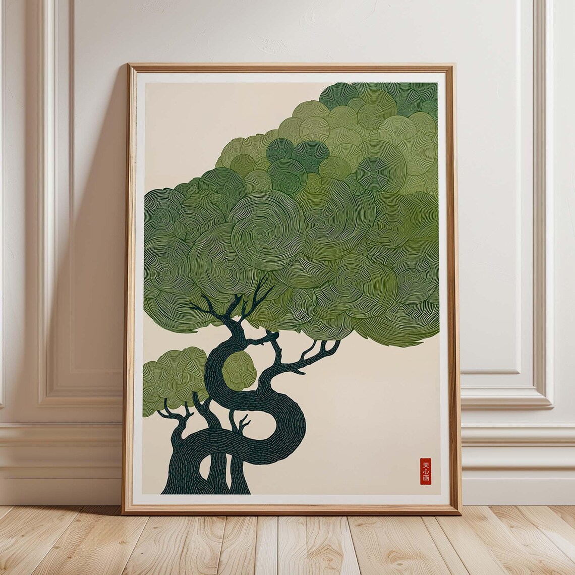 Japanese Bonsai, Japandi Zen Botanical Decor