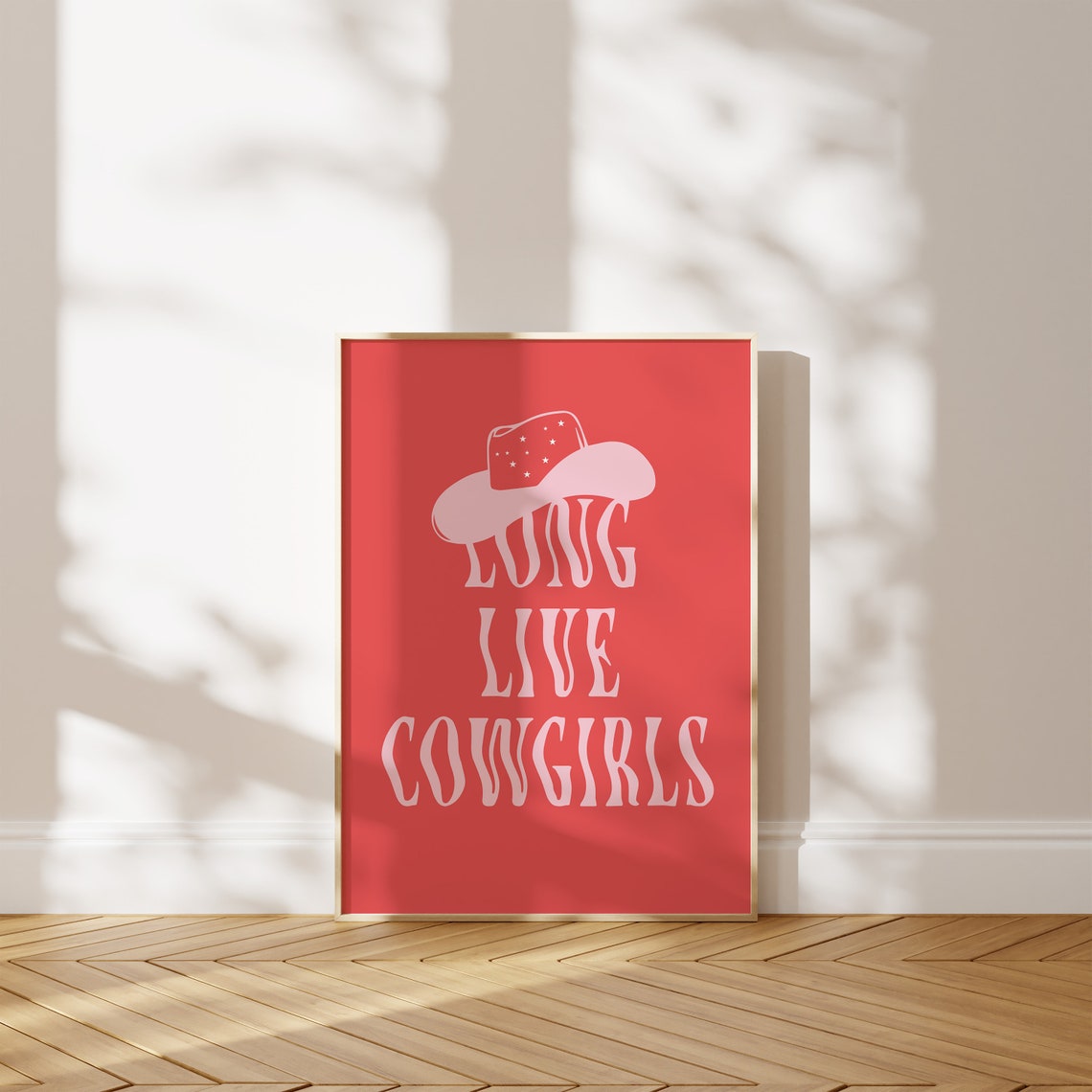 Long Live Cowgirls Print Coastal Cowgirl Wall Art Western Room Decor Preppy Girls Wall Art Retro Girls Poster Cowgirl Dorm Room Decor - Image 2