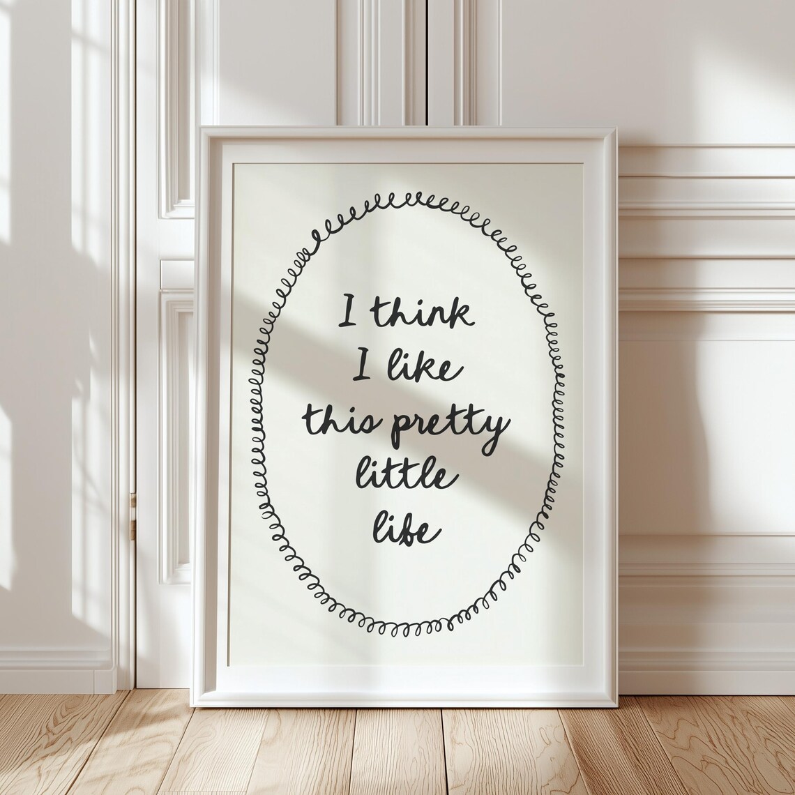 I Think I Like This Pretty Little Life Quote Wall Art Print Poster - Image 2