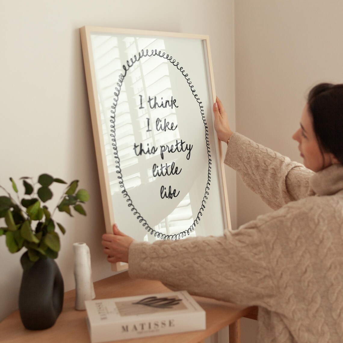 I Think I Like This Pretty Little Life Quote Wall Art Print Poster