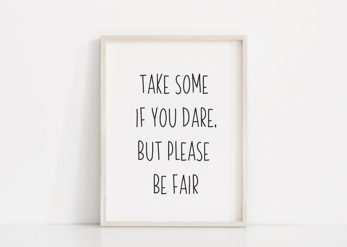 Take Some If You Dare Trick Or Treat Candy Please Be Fair Poster