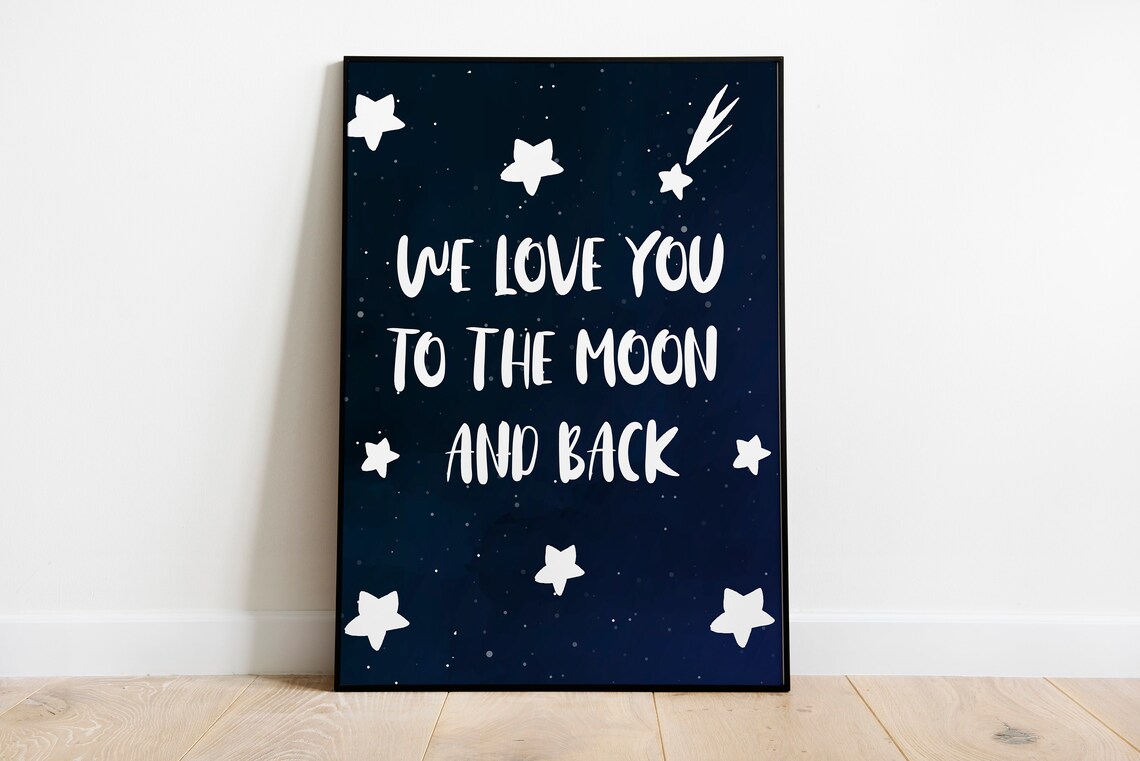 Astronaut Standing on Earth Starry Night Watercolor Art Poster - Image 5