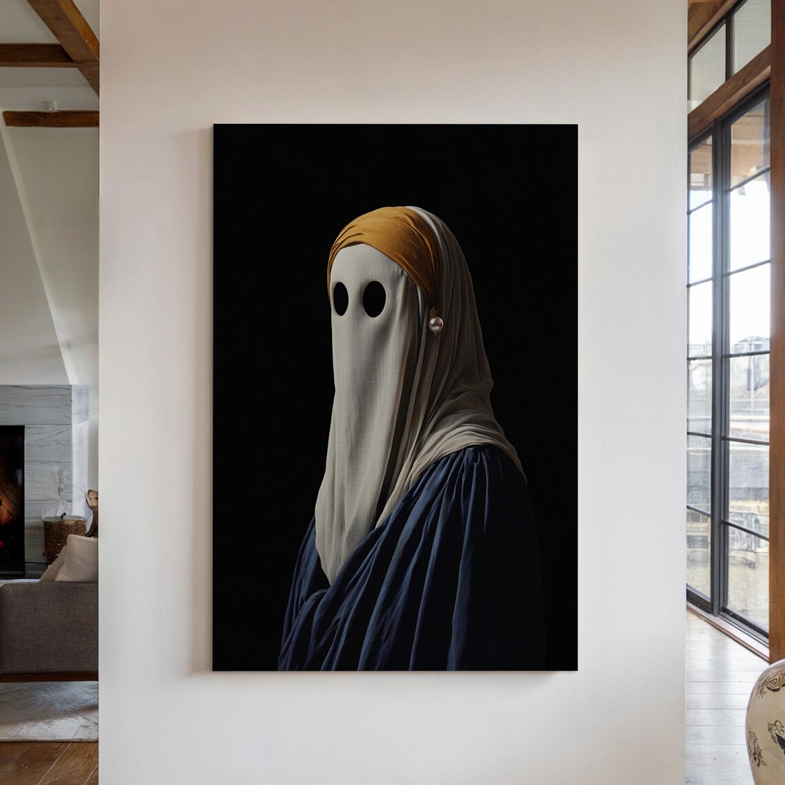 Ghost With A Pearl Earring, Spooky Vermeer Twist