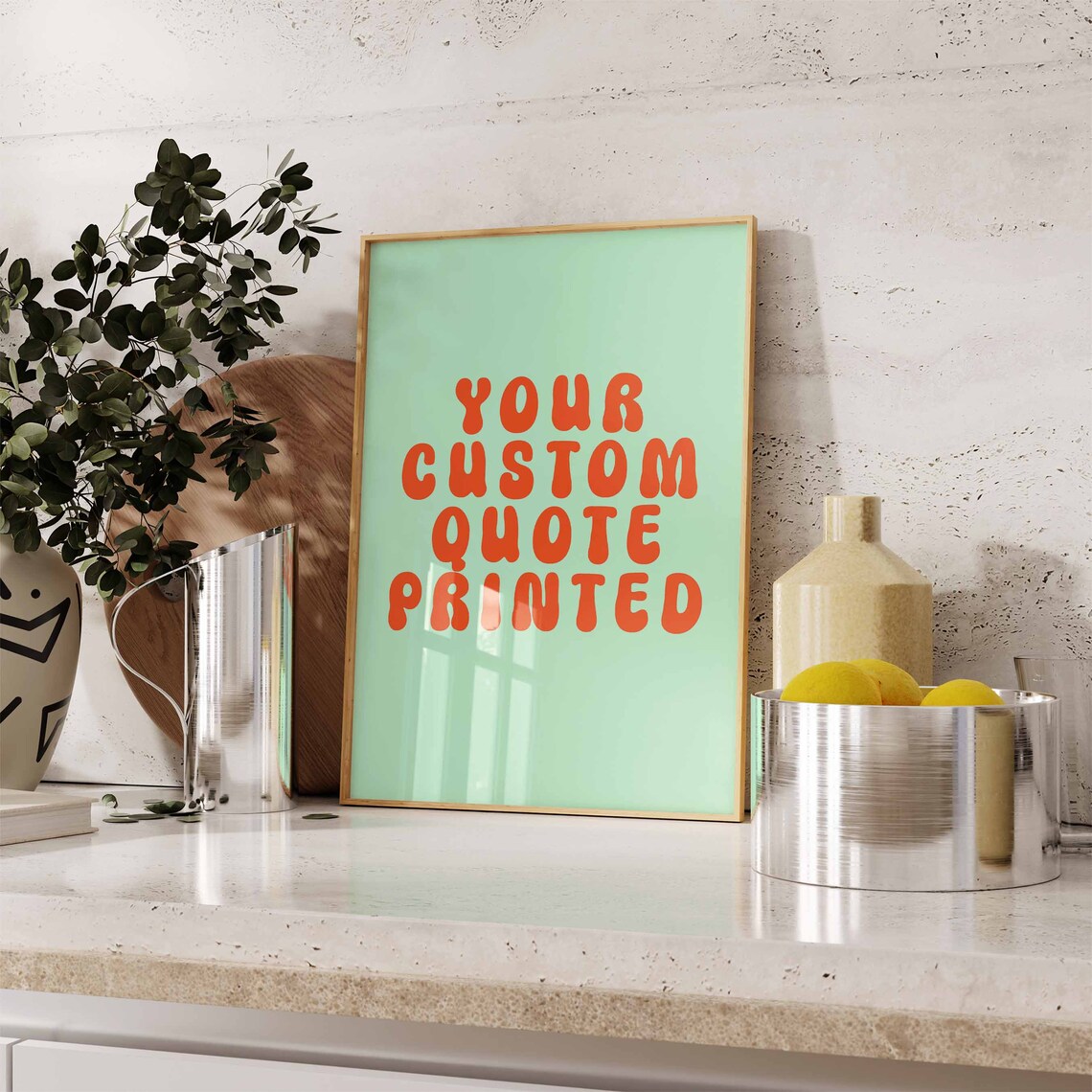 Custom Quote Typography Personalised Gift - Image 3