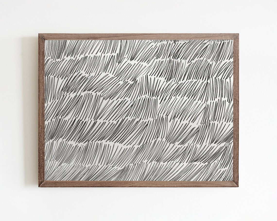 Abstract Sketch Art Minimalist Line Art Ink Modern Wall Art Abstract Drawing Abstract Art