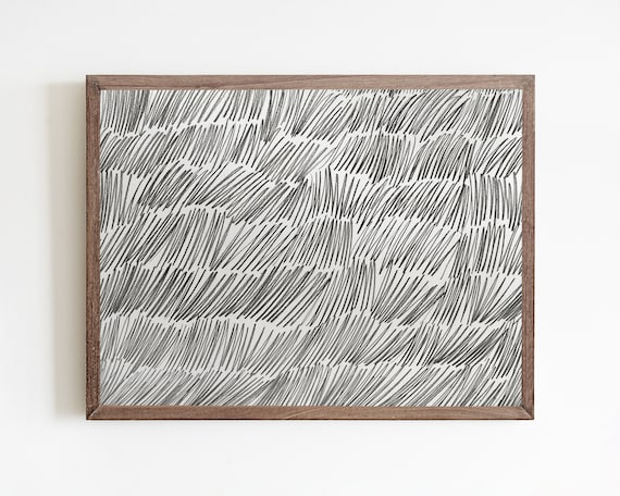 Abstract Sketch Art Minimalist Line Art Ink Modern Wall Art Abstract Drawing Abstract Art