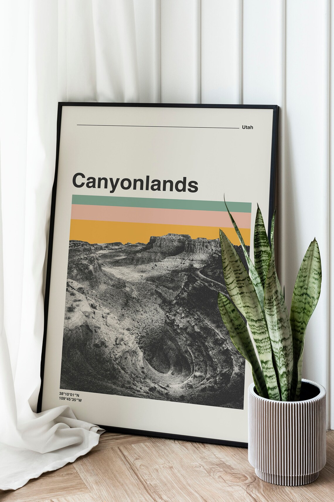 Canyonlands National Park Retro Travel Poster - Image 2