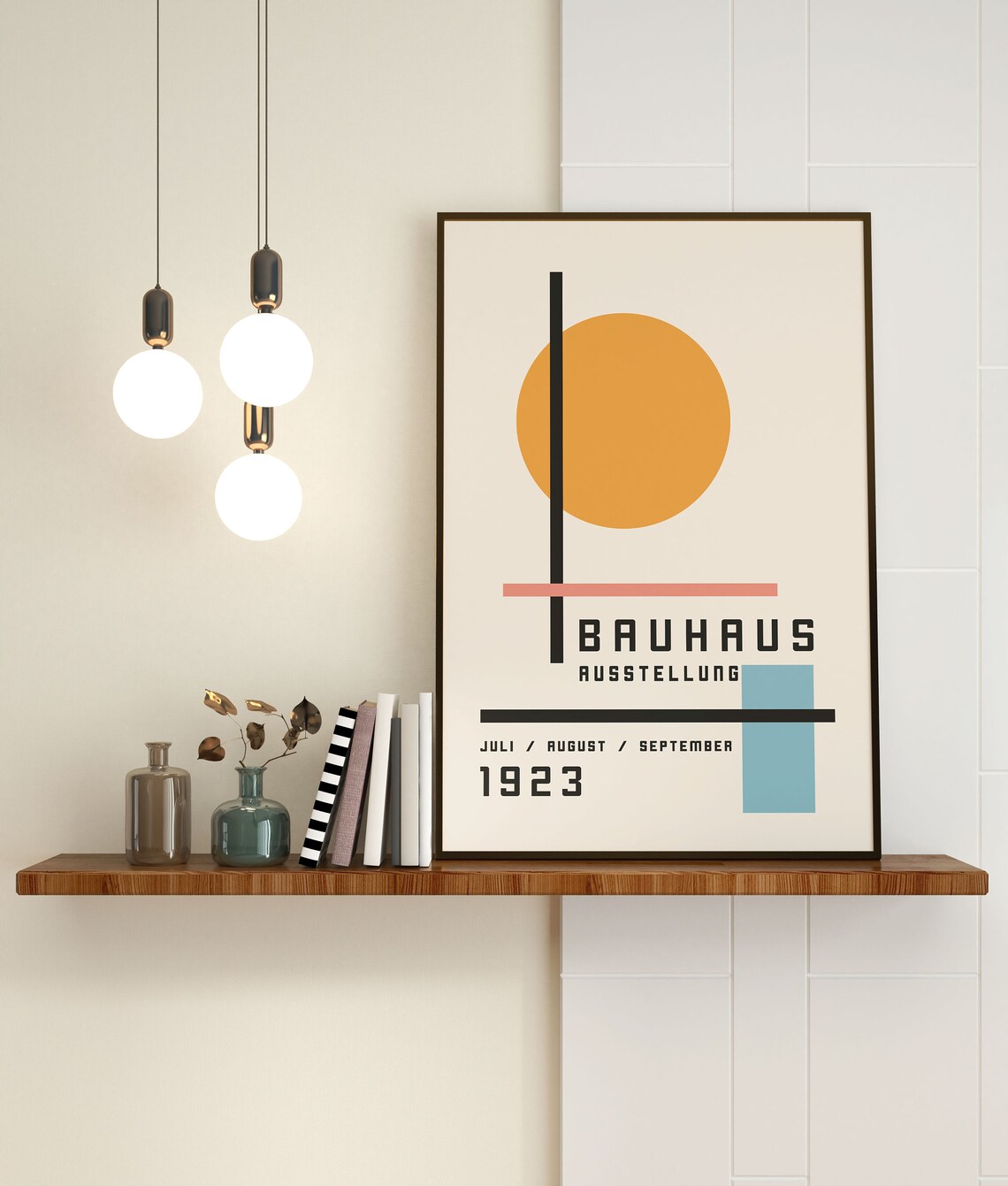 Bauhaus Exhibition Poster 1923, Abstract Geometric Print - Image 3