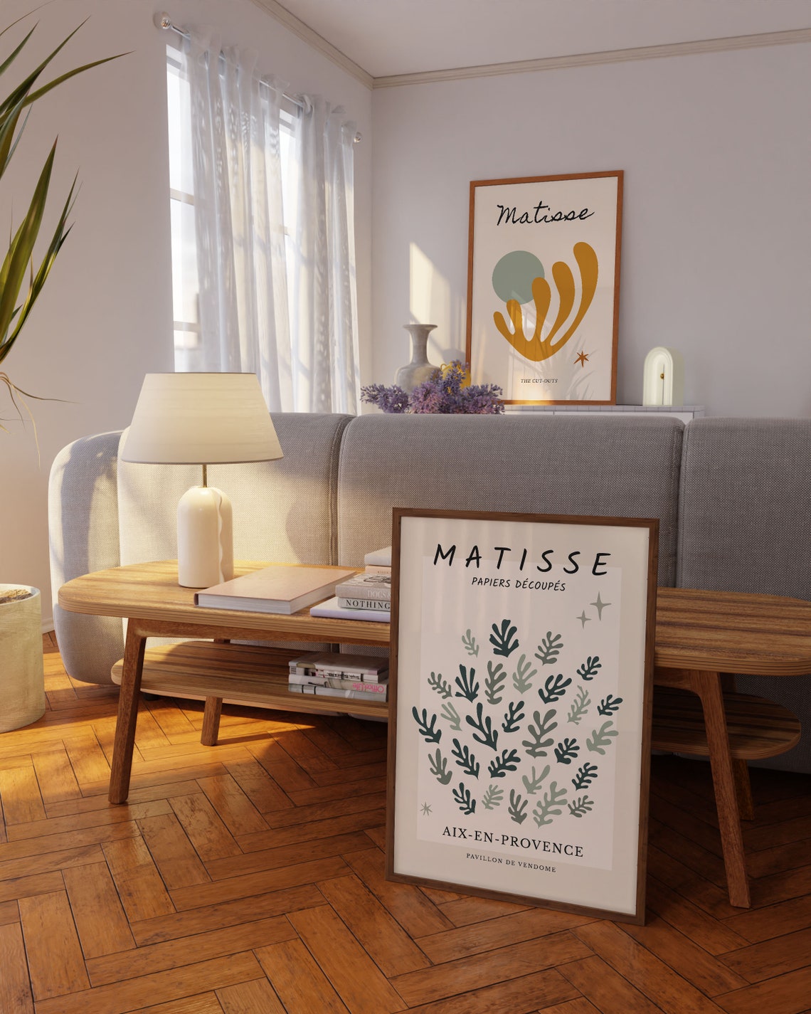 Matisse Papiers Decoupes Sage Green Leaves Exhibition Poster - Image 2
