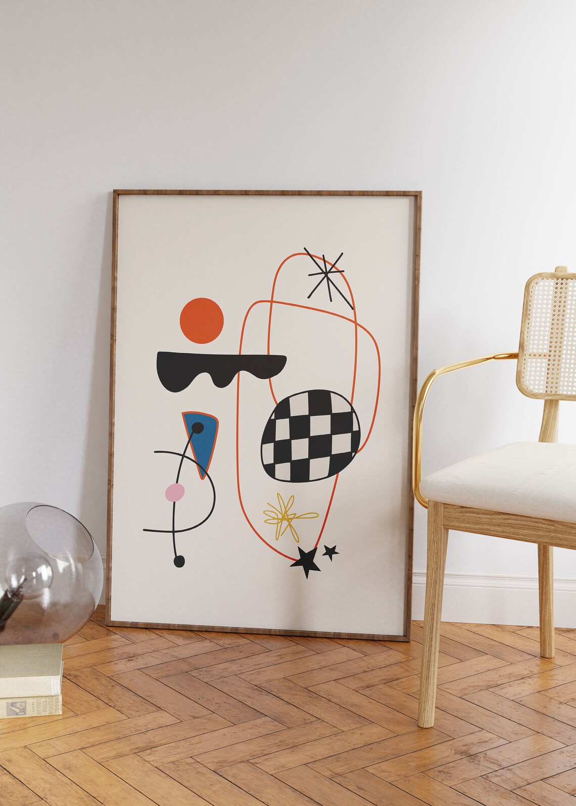 Abstract Eclectic Modern Art Print, Contemporary Surrealism - Image 2