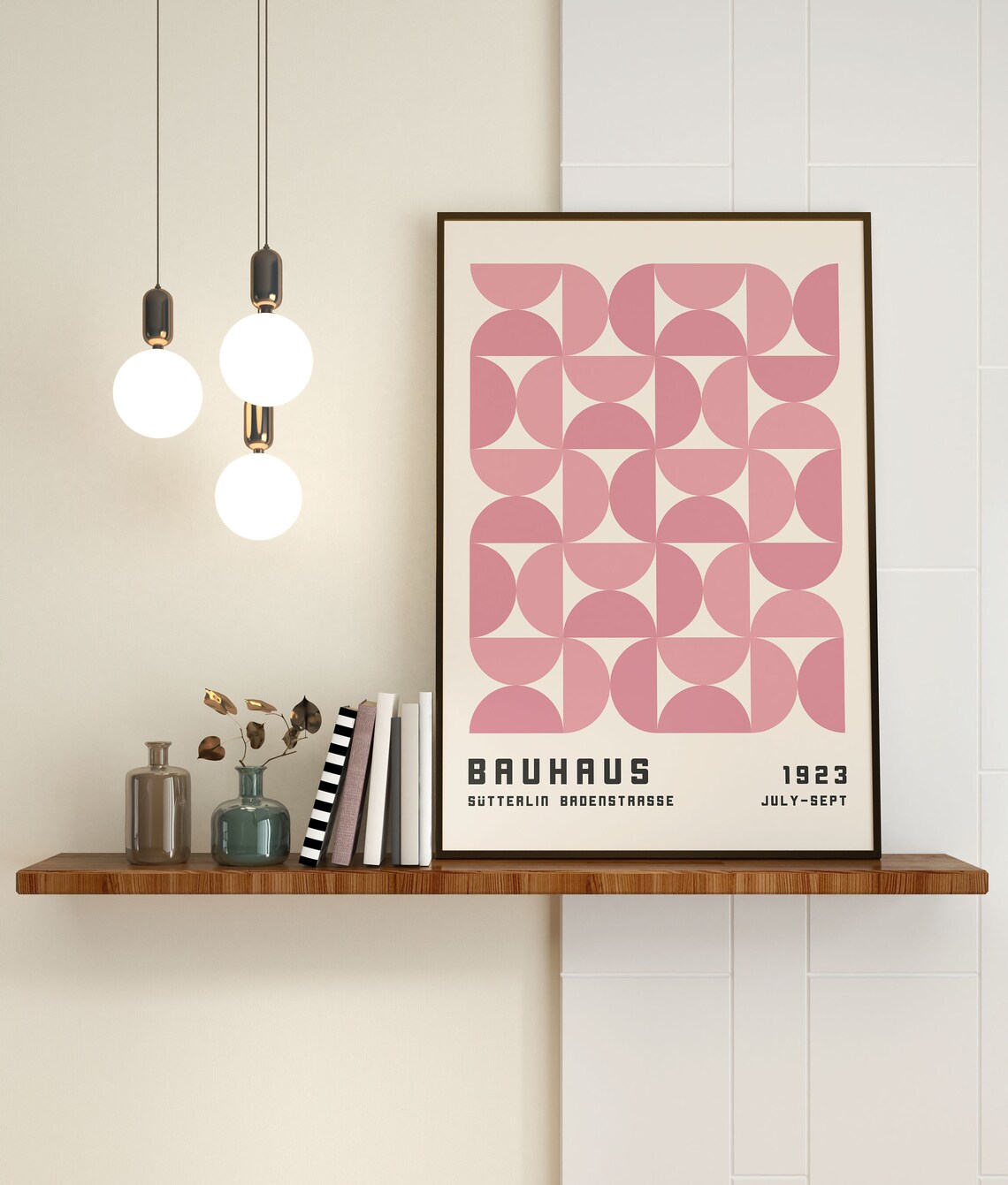 Bauhaus Exhibition Poster 1923, Mid Century Modern Art Print - Image 2