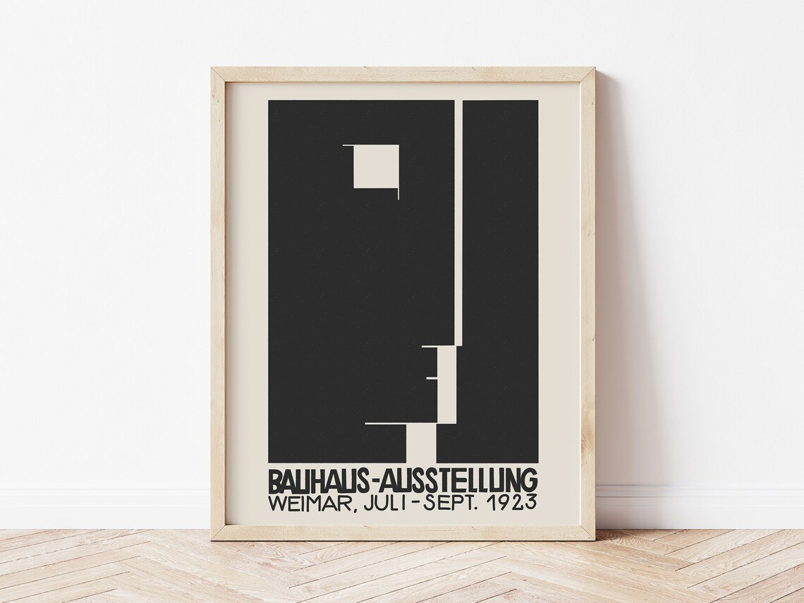Bauhaus Exhibition Poster Weimar 1923 Art Print - Image 3