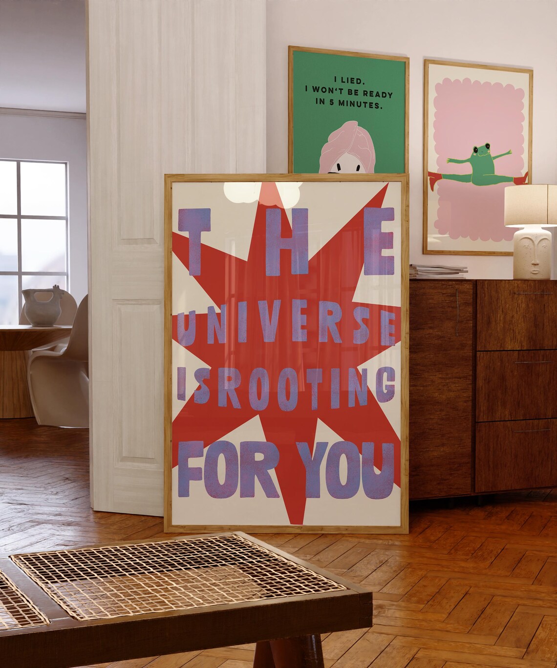 Retro The Universe Is Rooting For You Art Print