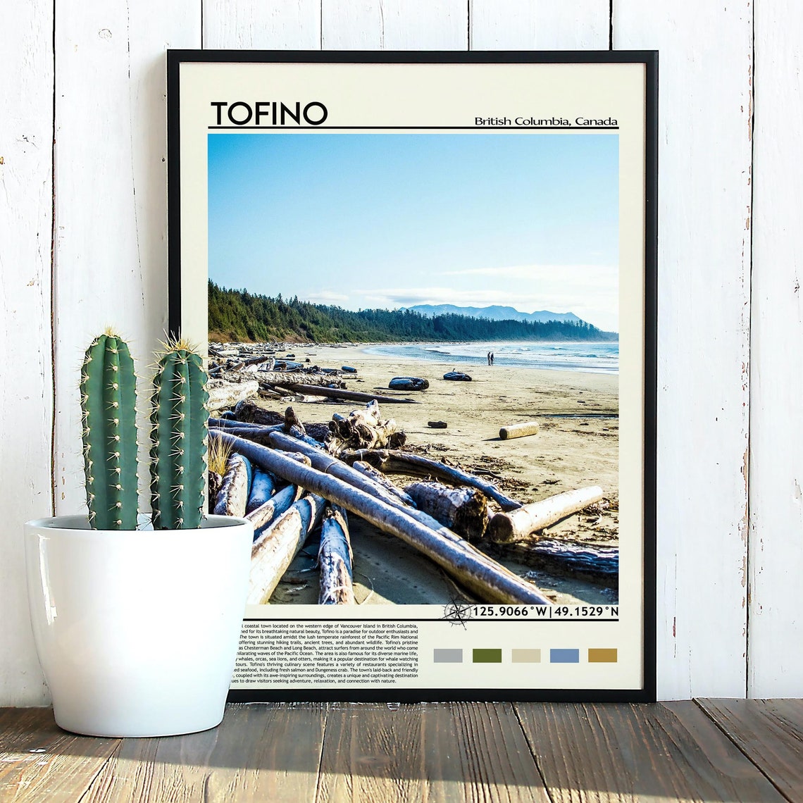 Tofino Print Tofino Poster Tofino Wall Art Tofino Travel Tofino Art Print Tofino Artwork Tofino Photo Tofino Canada Print Tofino Art - Image 5