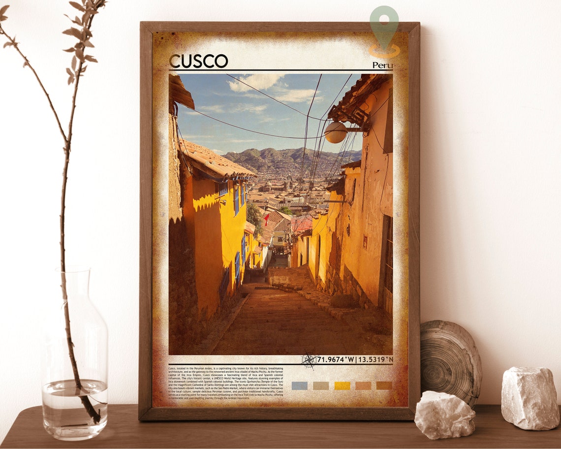 Cusco Print Cusco Poster Cusco Wall Art Cusco Travel Cusco Art Print Cusco Artwork Cusco Photo Cusco Peru Print Cusco Art Peru Art - Image 6