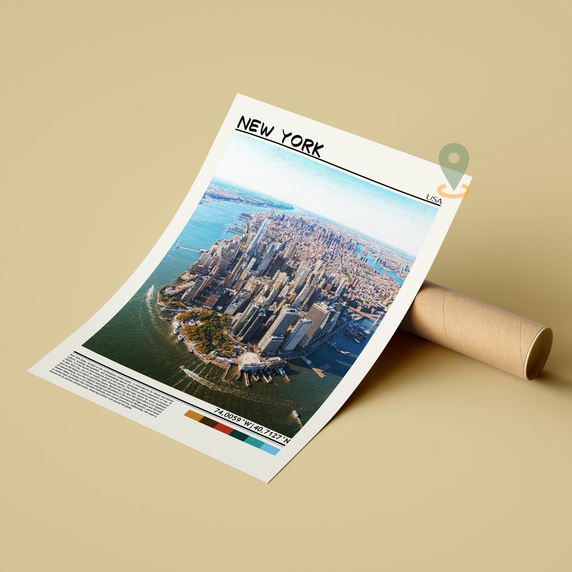 New York Print New York Art New York Poster New York Photo New York Poster Print New York Painting New York Travel Poster New York - Image 2