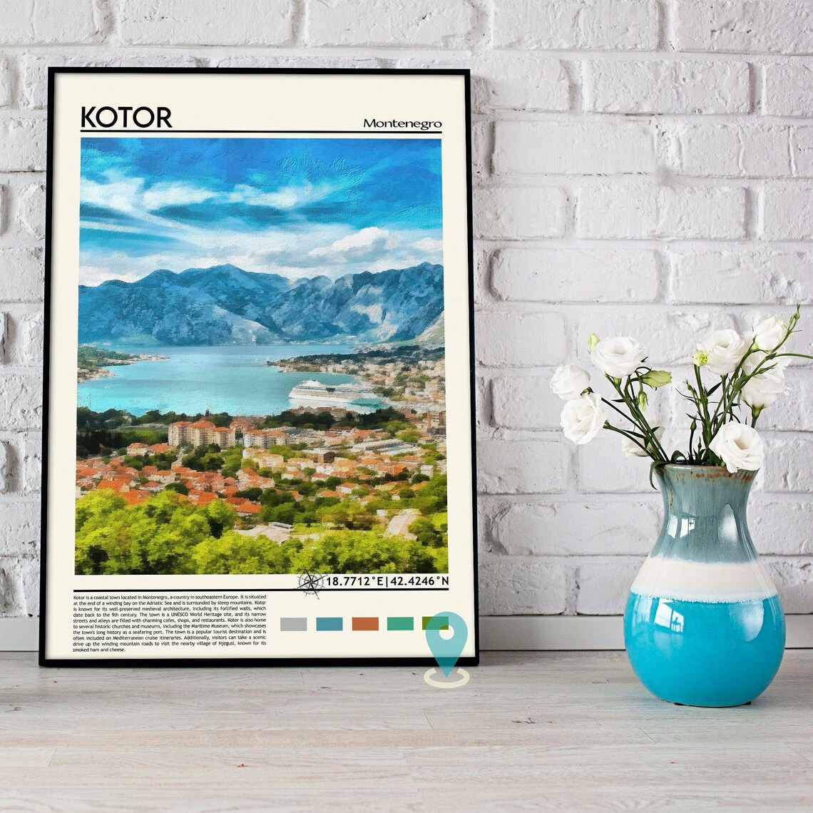 Kotor Print Kotor Poster Kotor Wall Art Kotor Travel Kotor Art Print Kotor Artwork Kotor Photo Kotor Montenegro Print Kotor City - Image 5