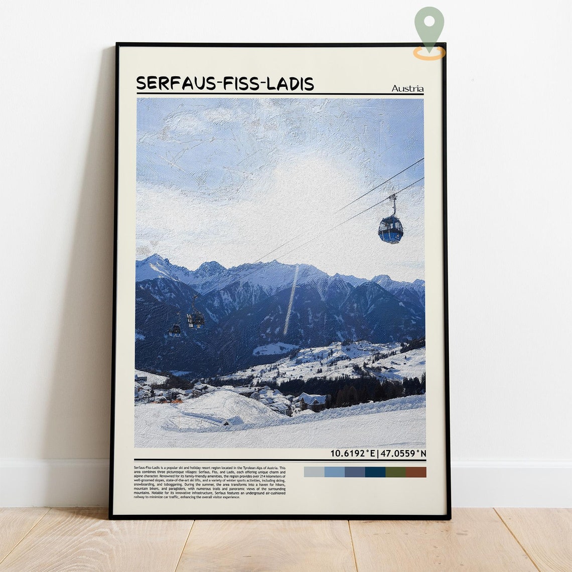 Serfaus Fiss Ladis Print Serfaus Fiss Ladis Wall Art Serfaus Fiss Ladis Poster Serfaus Fiss Ladis Photo Serfaus Fiss Ladis Ski - Image 4
