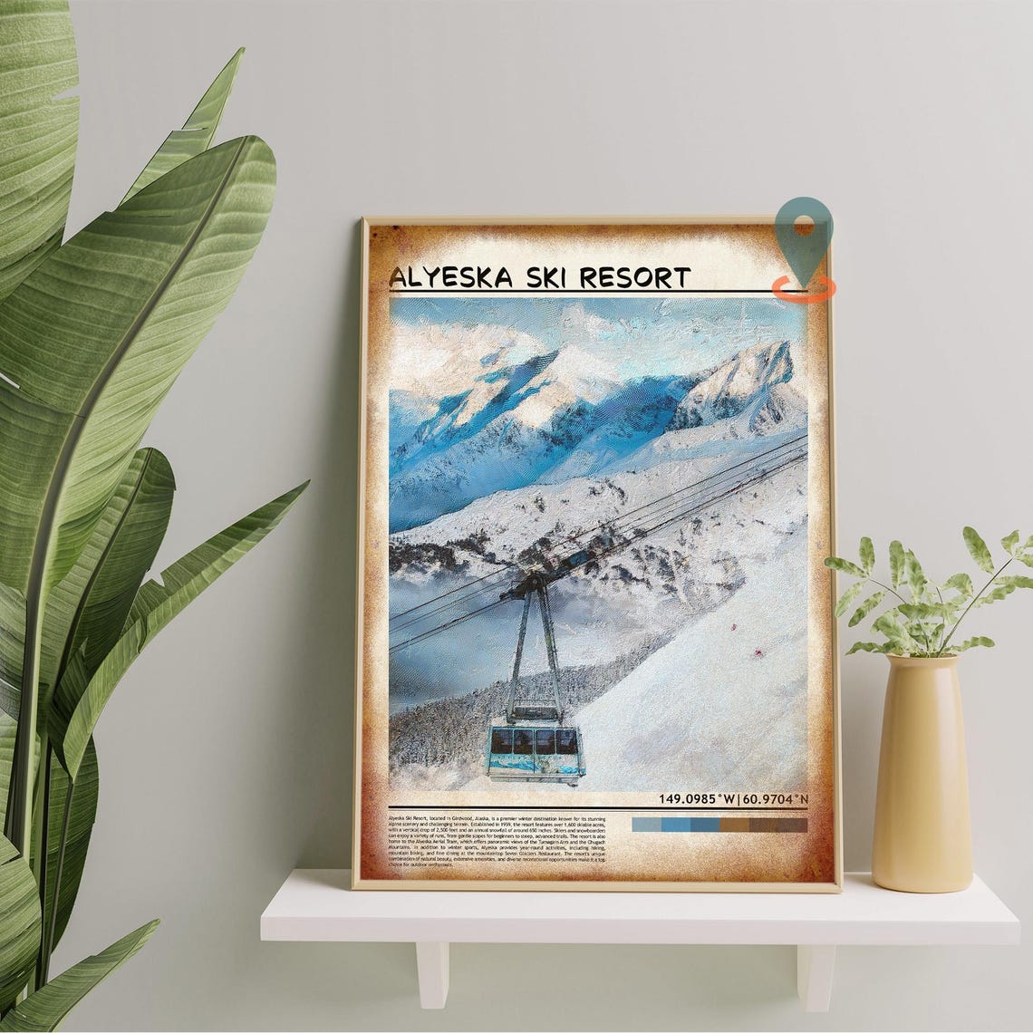 Alyeska Resort Print Alyeska Resort Wall Art Alyeska Resort Poster Alyeska Resort Photo Alyeska Resort Poster Print Alyeska Ski Resort - Image 5