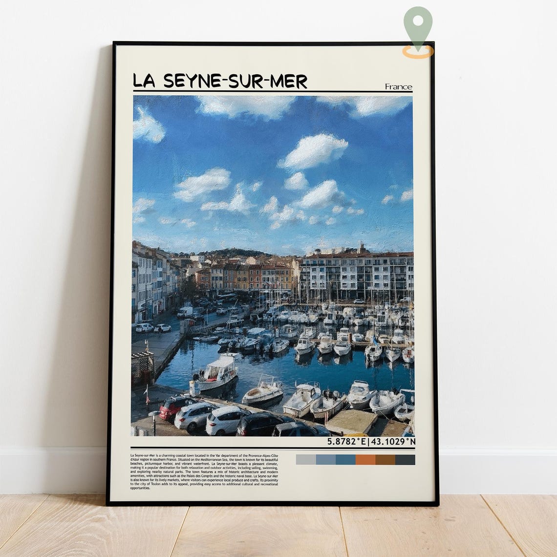 La Seyne Sur Mer Print La Seyne Sur Mer Wall Art La Seyne Sur Mer Poster La Seyne Sur Mer Photo La Seyne Sur Mer France - Image 3