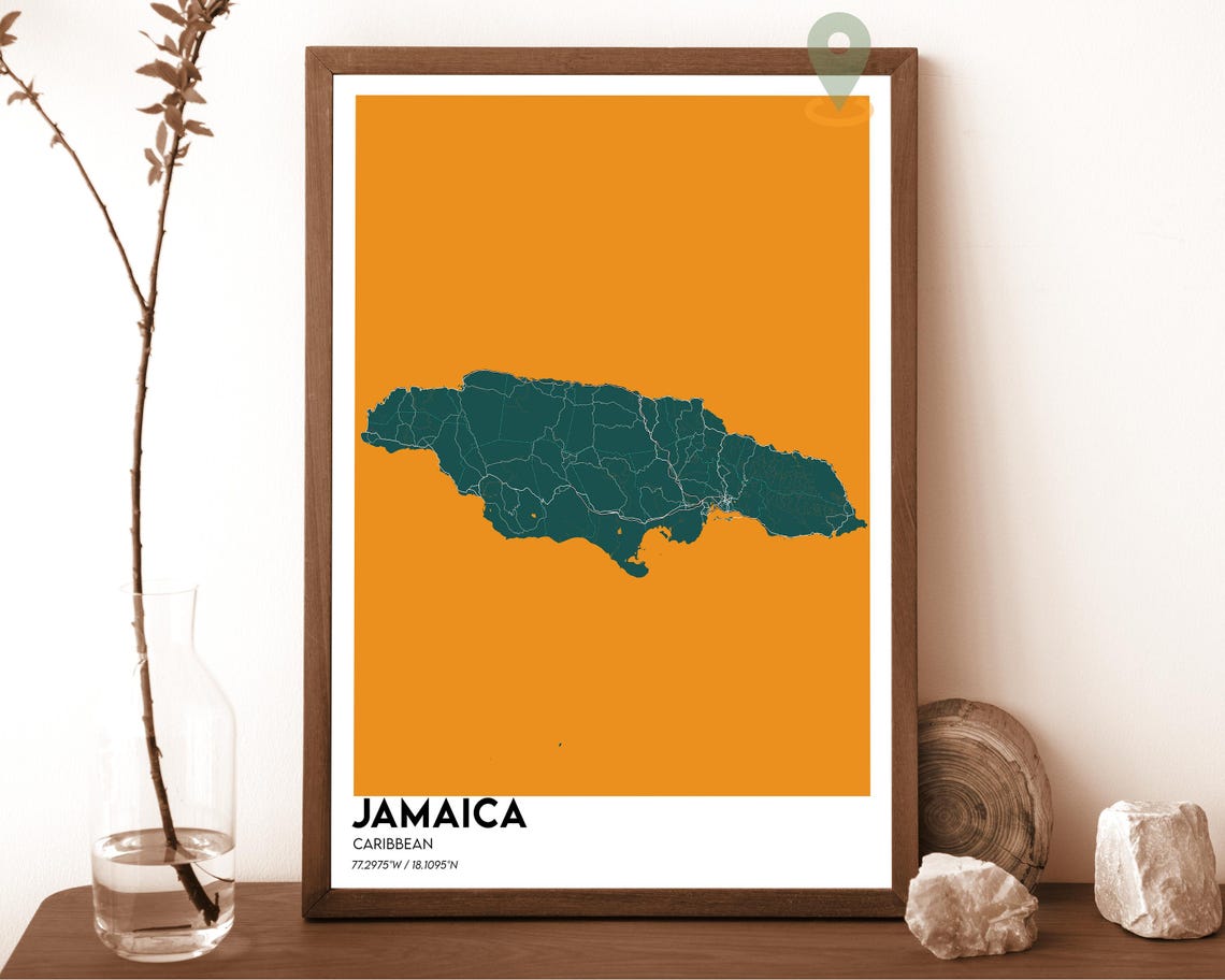Jamaica Print Jamaica Wall Art Jamaica Poster Jamaica Photo Jamaica Poster Print Jamaica Travel Poster Jamaica Island Poster - Image 4
