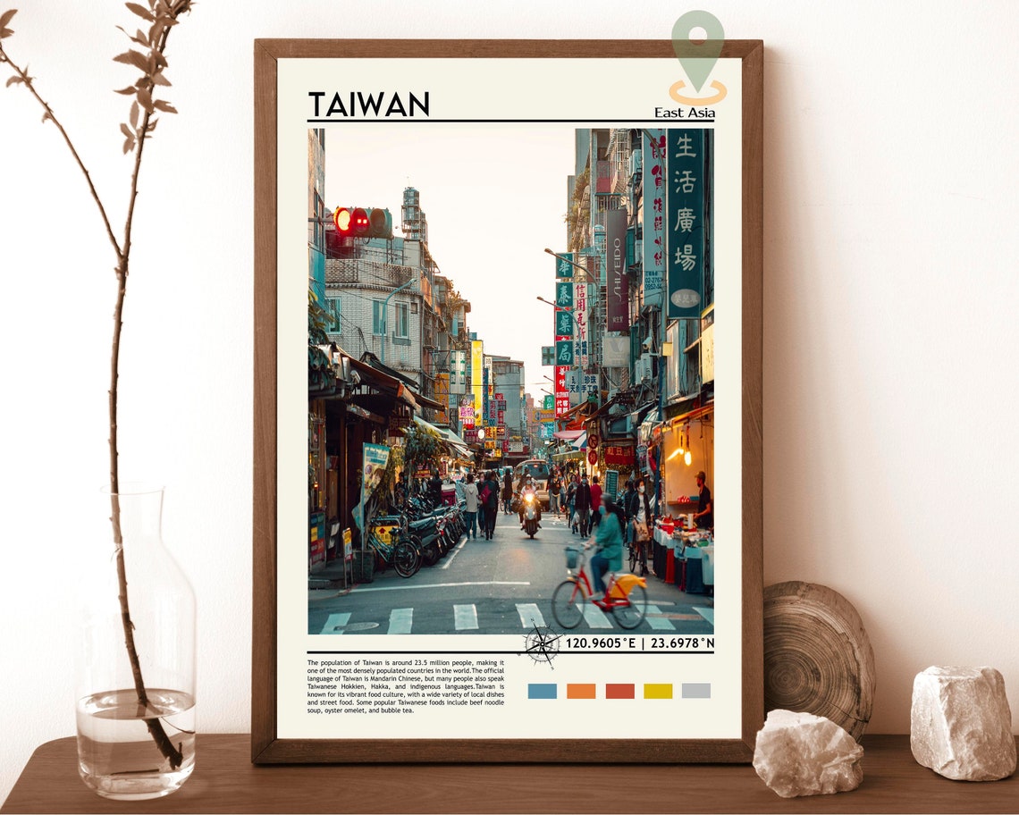 Taiwan Print Taiwan Art Taiwan Poster Taiwan Photo Taiwan Poster Print Taiwan Painting Taipei Poster Taiwan Art Work Taiwan Islands