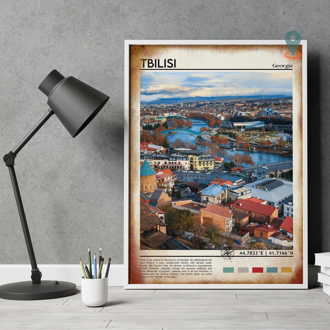 Tbilisi Georgia Capital City Travel Photo Poster Home Decor Art - Image 4