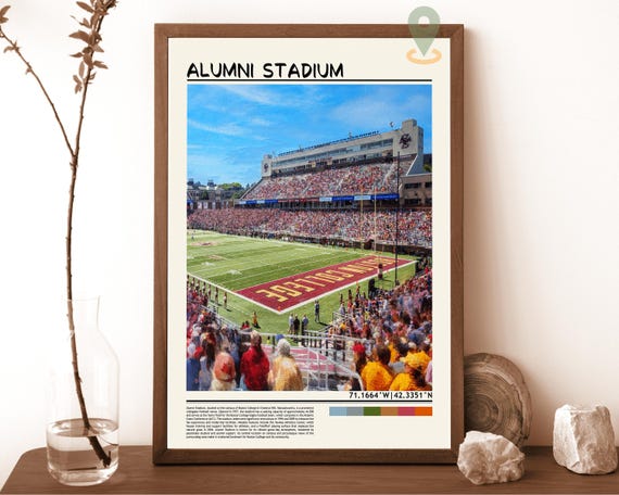 Alumni Stadium Print Alumni Stadium Wall Art Alumni Stadium Poster Alumni Stadium Photo Alumni Stadium Dorm Art Alumni Stadium Boston