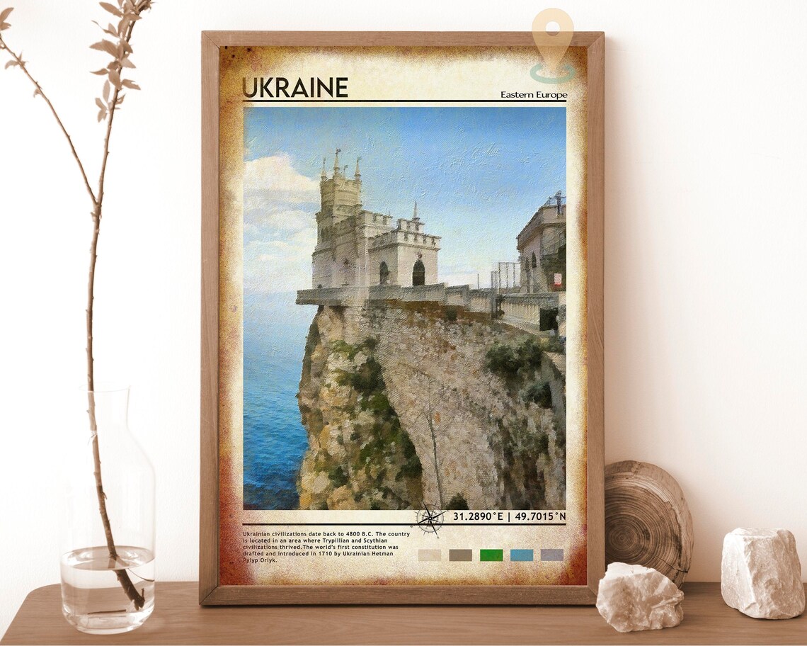 Ukraine Swallows Nest Castle Black Sea Cliff Eastern Europe Poster - Image 6