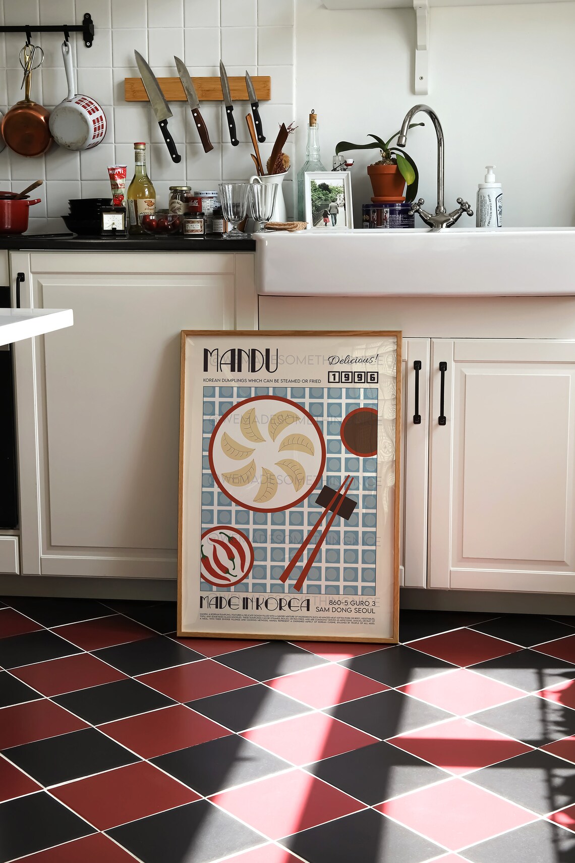 Mandu Poster, Modern Kitchen Wall Art Print - Image 3