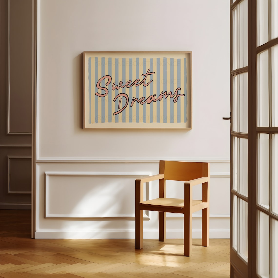 Sweet Dreams Retro Wall Art, Coquette Decor - Image 3