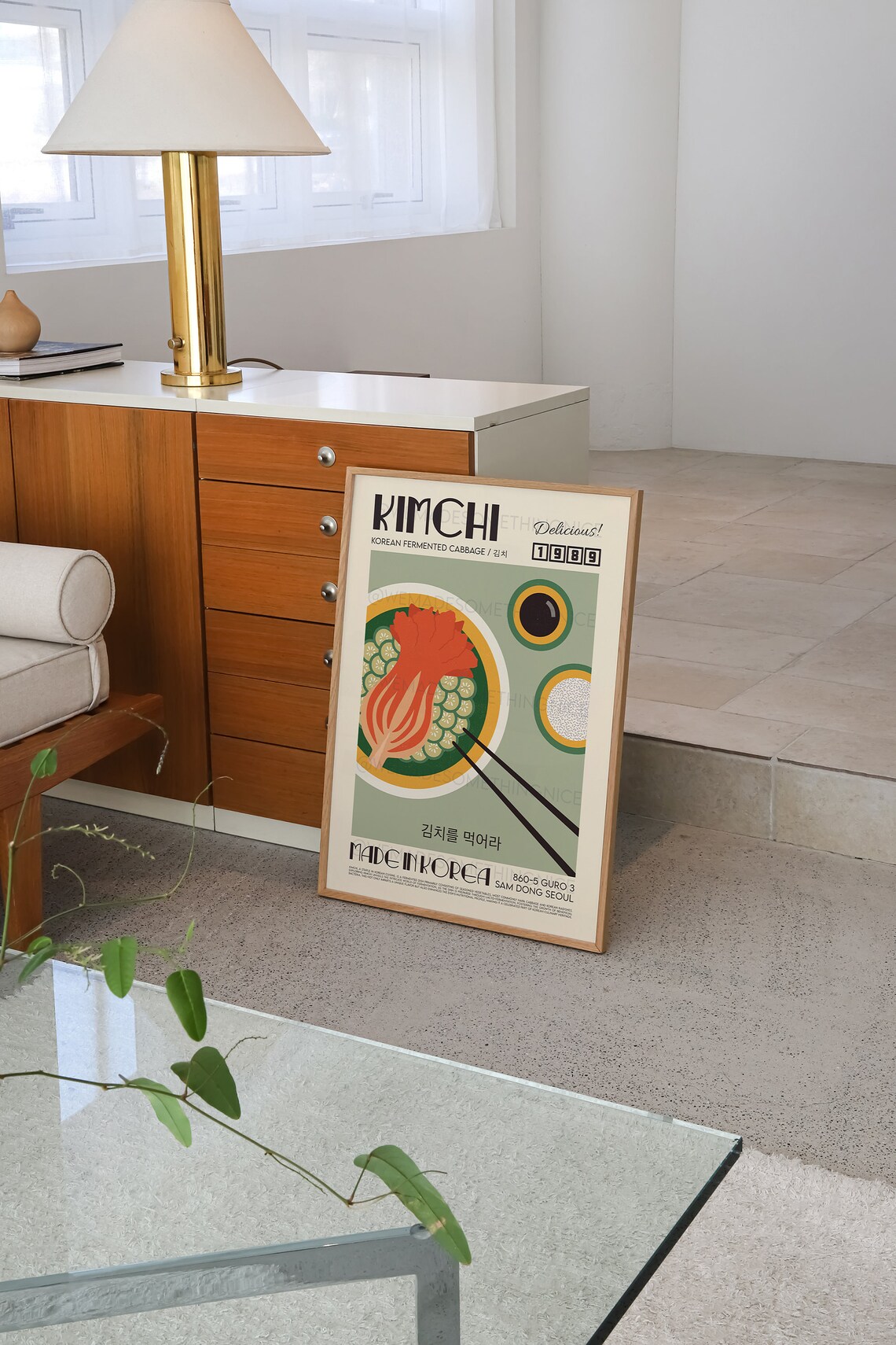 Kimchi Kitchen Poster, Modern Food Art Print - Image 4