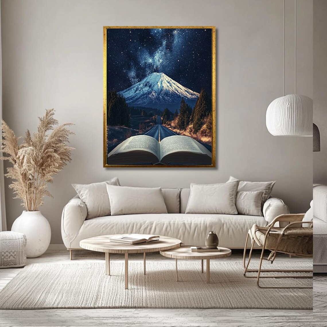 Elegant Blue Boat Art Print Minimalist Nautical Wall Decor Tranquil Water Scene For Modern Living Room Luxury Coastal Wall - Image 3