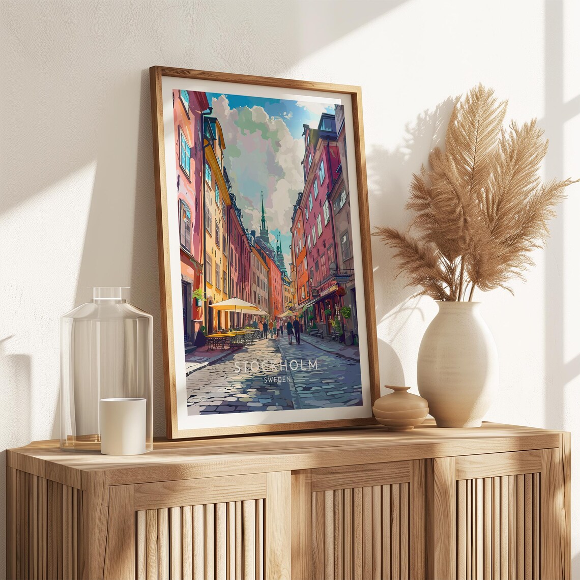 Stockholm Travel Poster, Sweden Home Decor - Image 2