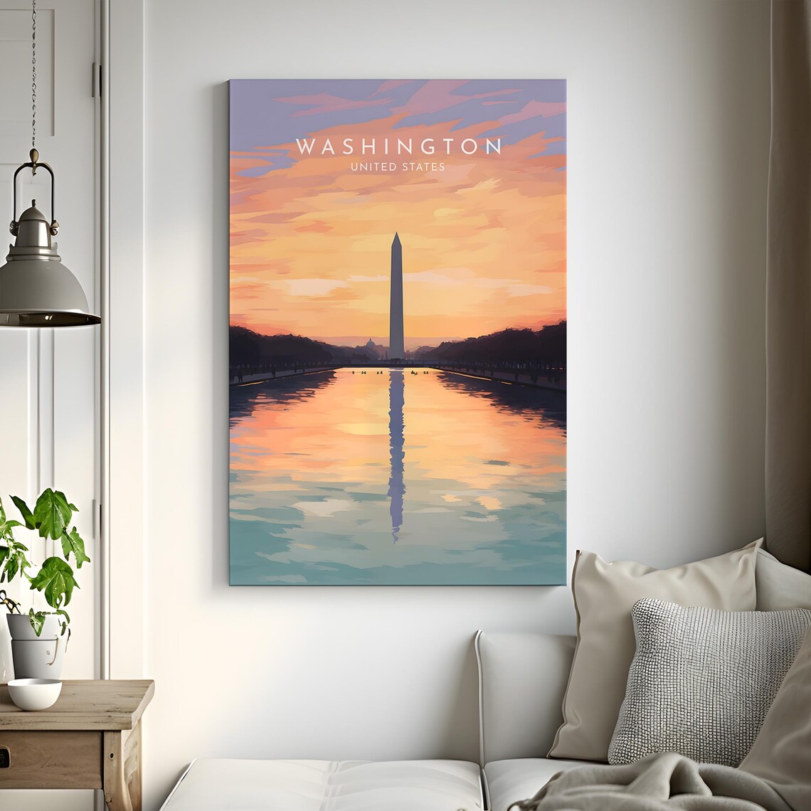 Washington Travel Poster, United States Home Decor - Image 3