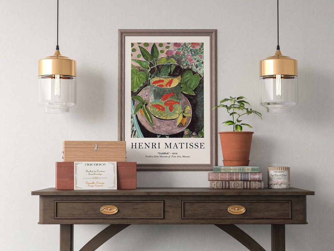 Matisse Goldfish Vintage Art Poster Print - Image 2